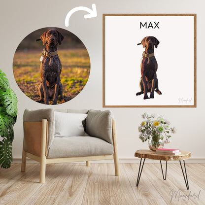 Custom Pet Cartoon Art from Photos, Personalized Pet Portrait, Cartoon Pet Art, Custom Pet Art, Pet Lover Gift, Custom Animal Portrait, Fun Pet Wall Art, Cartoon Pet Portrait, Unique Pet Gift, Personalized Pet Keepsake
