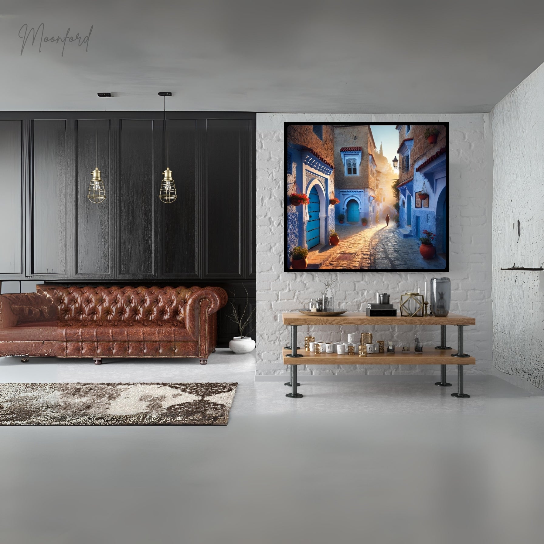Chefchaouen Morocco Photography, Morocco Blue City, Poster Morocco, Moroccan Wall Prints, Moroccan Wall Art Print, Painting Moroccan Art.