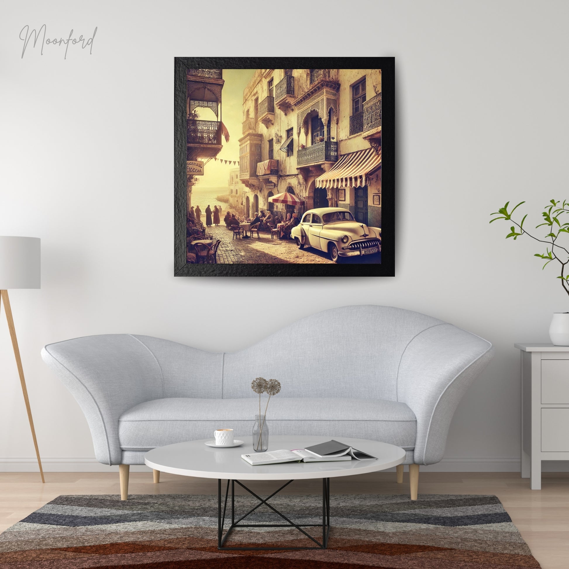 Tangier digital download, Vintage Moroccan wall art, Retro street scene, Moroccan medina print, Travel photography, Digital download art