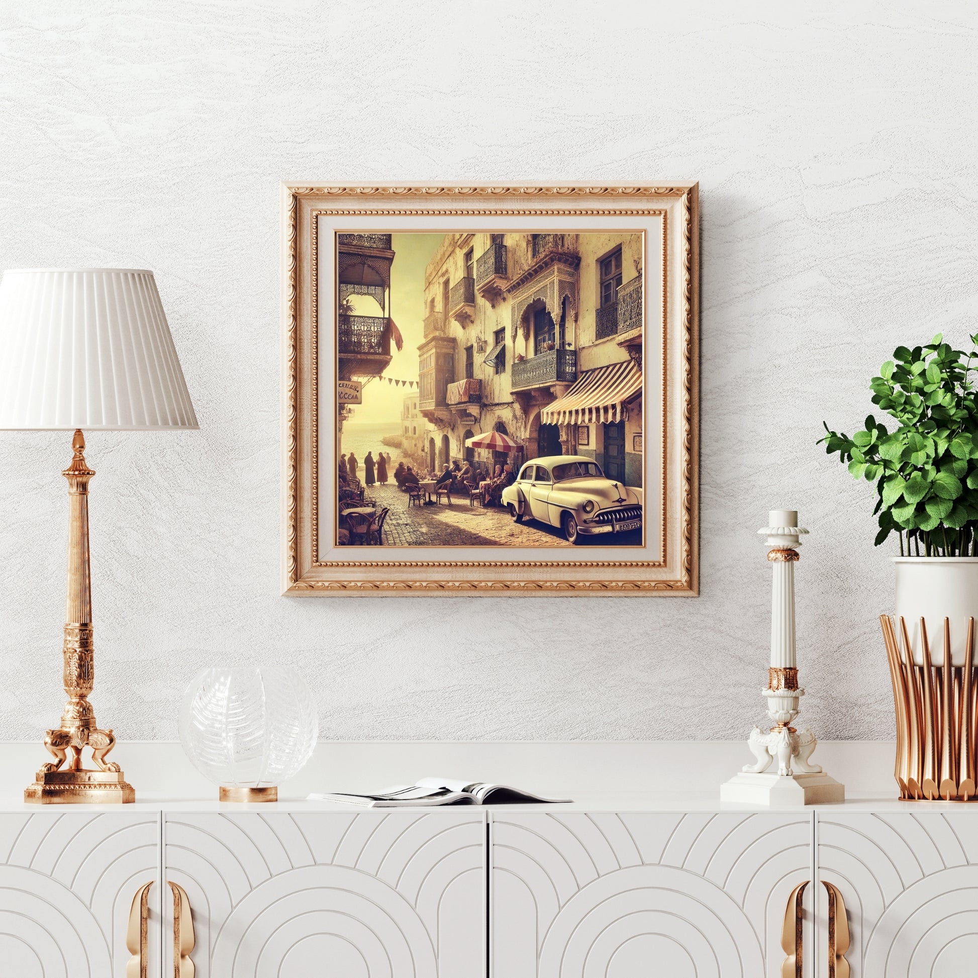 Tangier digital download, Vintage Moroccan wall art, Retro street scene, Moroccan medina print, Travel photography, Digital download art